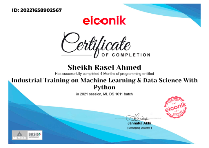 Data Science and Machine Learning